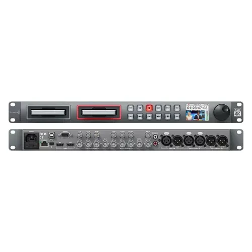 Blackmagic HyperDeck Studio Pro 2 registratore SSD ProRes 4K